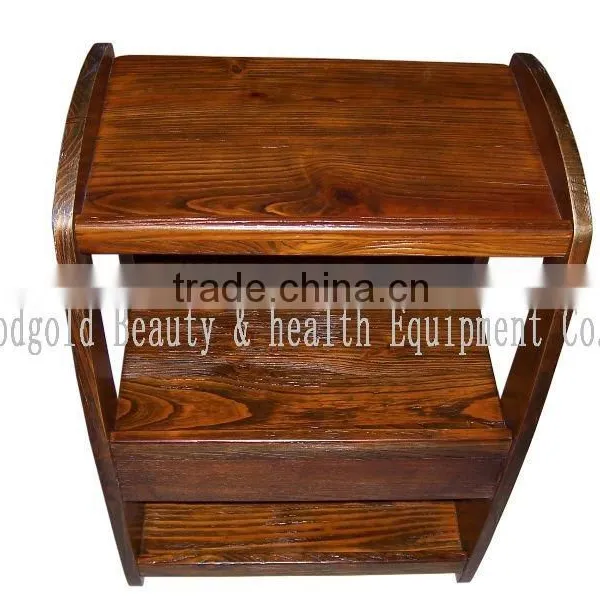 2016 Christmas Hot Sale Wooden Mobile Beauty Trolley photo-5