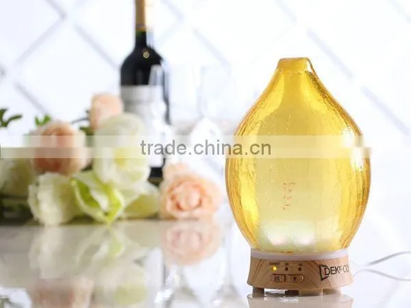 Glass Cover Electronic Aroma Diffuser With Coloful LED Light photo-2