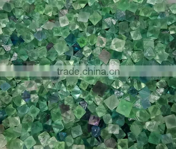 Clear Green Fluorite Octahedron Rough Crystal Specimens for Wholesale photo-2