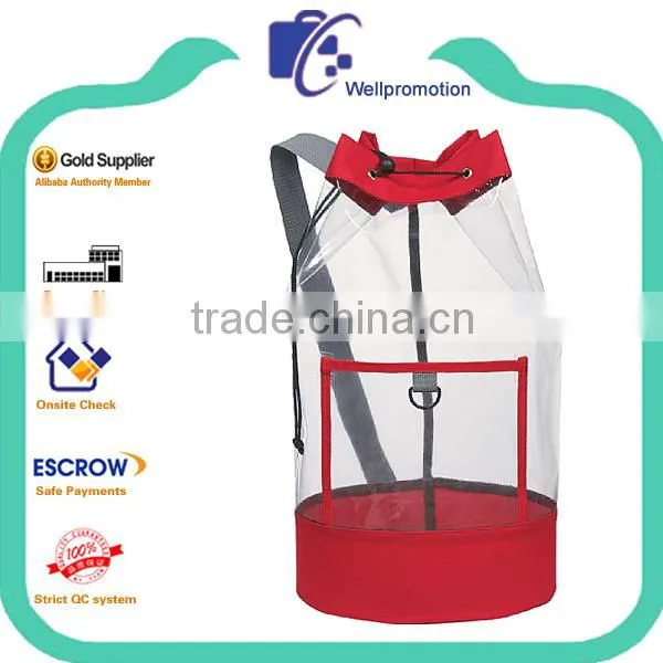 Waterproof Clear Pvc Stadium Barrel Sling Bag Quality Choice photo-5