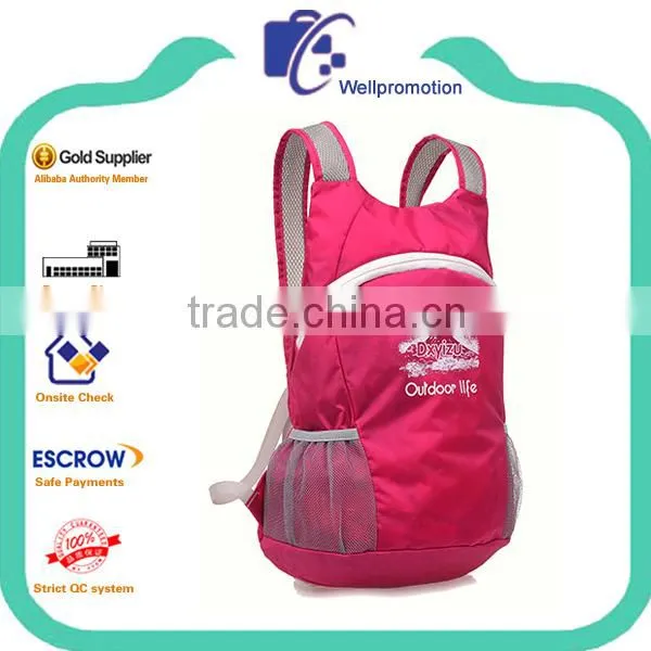 Lightweight Foldable Reusable and Recycled Nylon Backpack photo-3