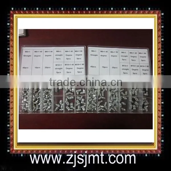 100 Pcs Hardware Assorted Grease Fitting Kit
