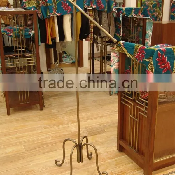 Antique Copper Garment Rack,bronze Finish Cloth Rack,antique Display Furniture