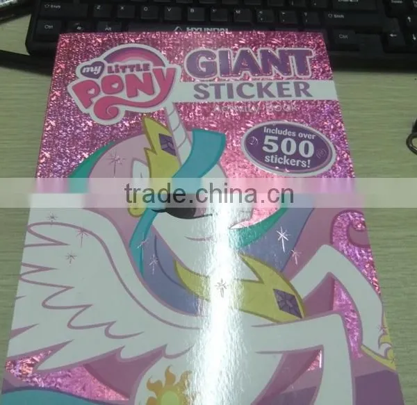 Custom CMYK Lovely Modern Children's Sticker Book Printing