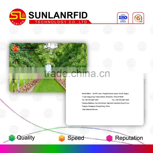 PVC ISO RFID Card Alien UHF Higgs 3 Gen 2 White 860-960 MHz Smart Chip