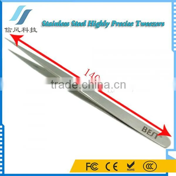 BST-11L Highly Precise Straight Tweezer Stainless Steel photo-3