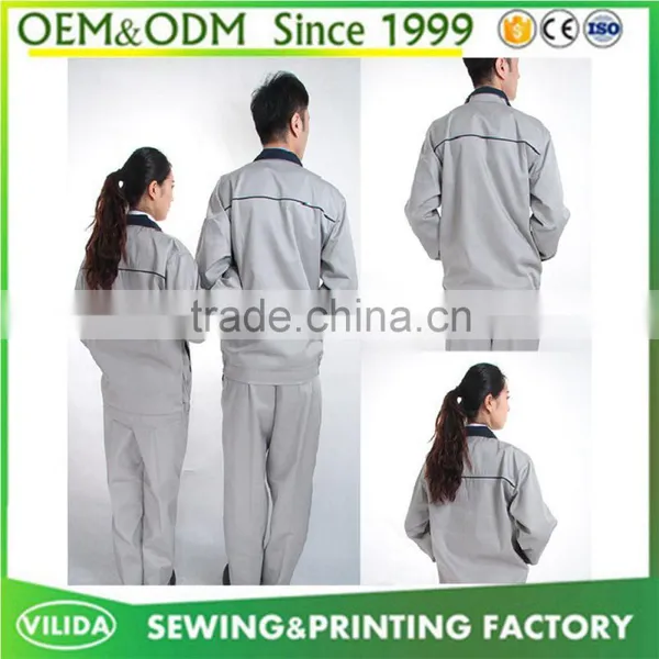 High Quality Worker Uniform Wholesale Safety Long Sleeves Labor Worker Uniform photo-5