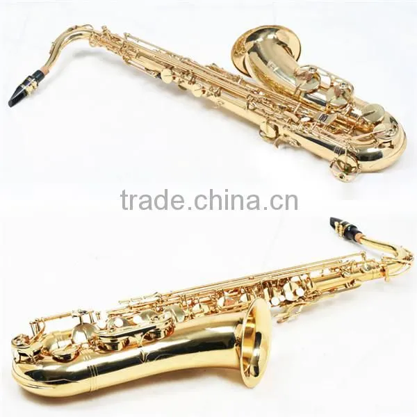 China Professional Gold Lacquer Sax Tenor Saxophone photo-2