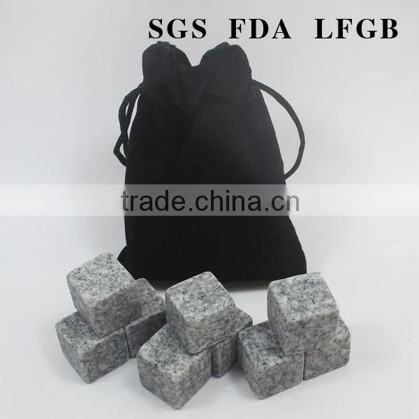 2cm Reusable Granite Ice Cube , Whiskey Stones, Chilling Stones photo-4