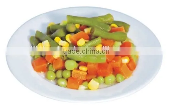 Canned Vegetables Along With a Variety of Mixed Brine