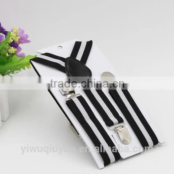 Stripe Suspenders For Boys Girls Clip-on Elastic Braces Kids Baby Striped Suspenders Children Accessories 14 Colors 2.5*65cm photo-6