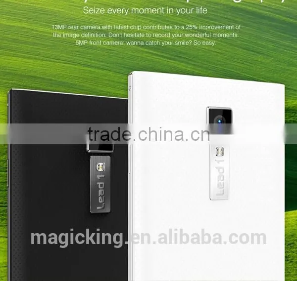 MTK6582 Quad Core 1.3GHz 5.5 Inch IPS OGS HD Screen Leagoo Lead 1 Android 4.4 13MP Camera 3G Smartphone photo-3
