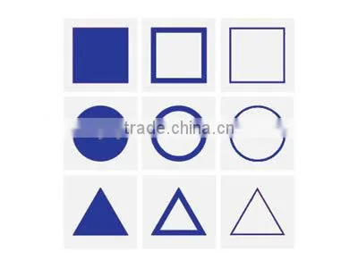 Montessori Toys for Kids Cards for Geometric Demonstration Tray-in Card