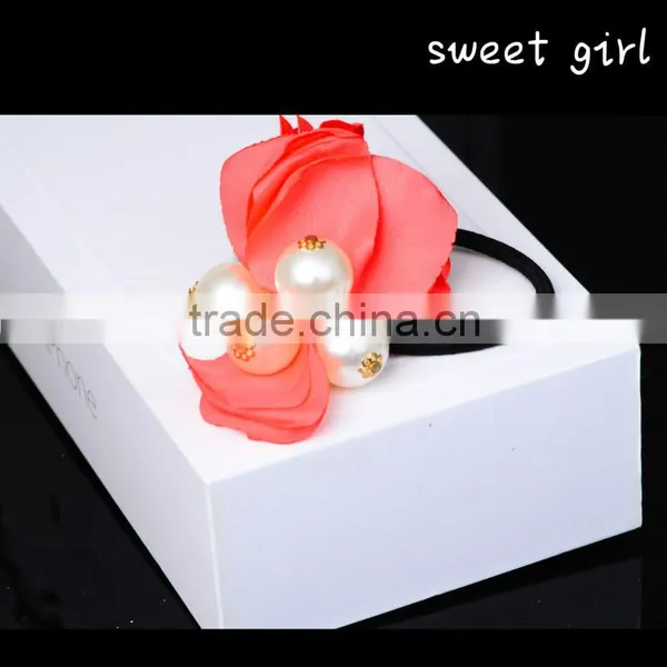 Square Crystal Ponytail Holder Rhinestone Elastic Hair Rope F51 photo-4