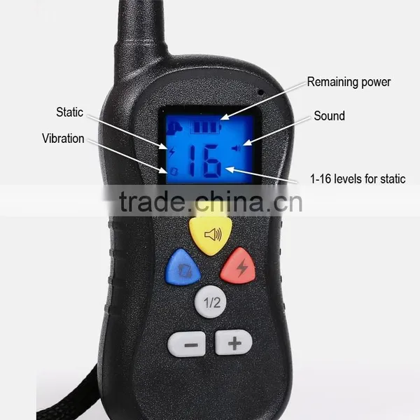 500m Remote Electronical Vibration Bark Collar photo-5