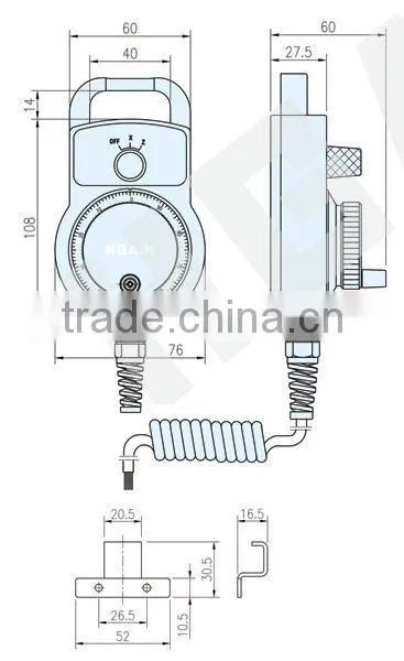 TM1274 Incremental Rotary Handwheel Encoder photo-2