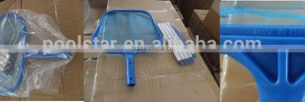 5 Way Aluminum Telescopic Pole Pool Leaf Skimmer Rake Net Aluminum Pole Leaf Skimmer photo-3