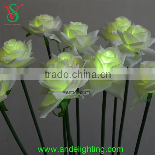 Home Decoration Decorative White Rose Artificial Flower photo-2