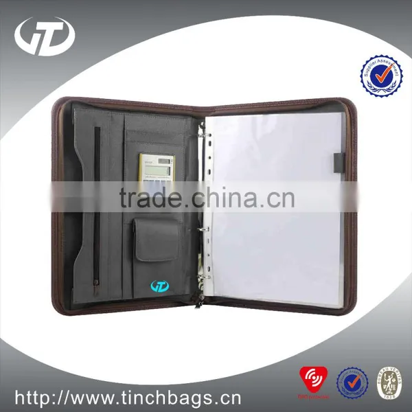 A4 Portfolio/leather Folder /organizer Professional Supplier