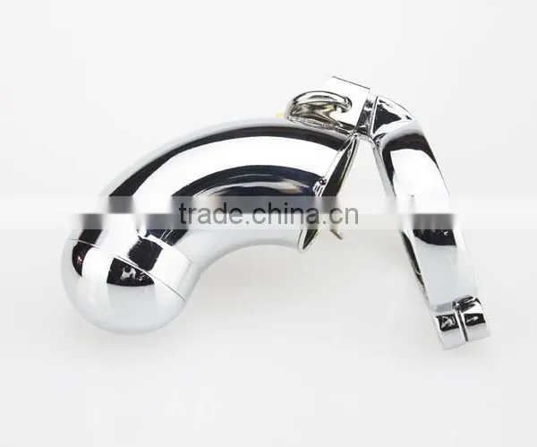 Shabby And Chic Metal Bird Cage New Design Stainless Steel Lockable Cock Cage Penis Cage With Locker Cock photo-2