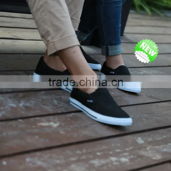 Canvas no Lace Shoes Men no Laces Casual photo-2