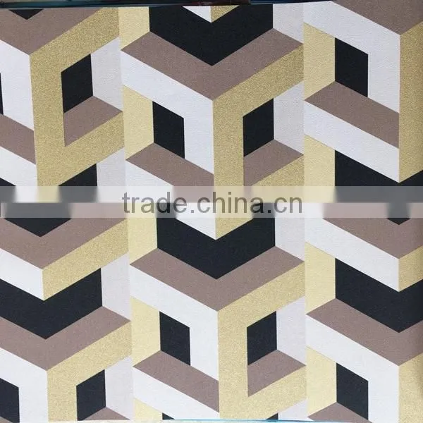 Modern Simple 3d Background Vinyl Wallpaper photo-5