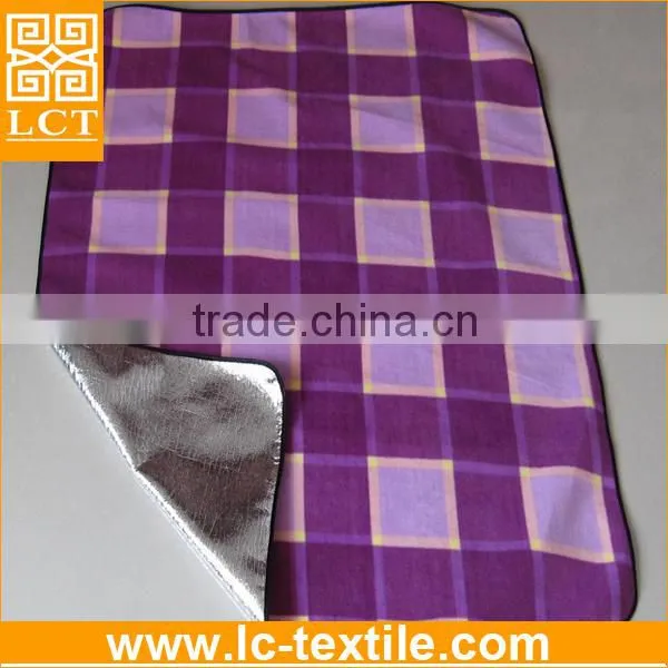 Supply Vibrant Design Waterproof Picnic Rug With Custom Imprinted on Front Patchwork(LCTM0027) photo-4