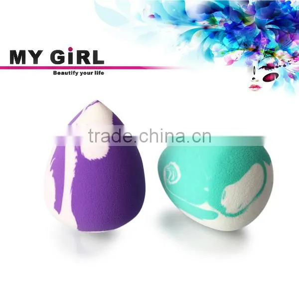 2016 MY GIRL Factory price Cosmetic tool Sponge Powder makeup puff Valentine's Day gift