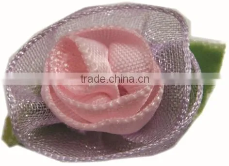 Wholesale Custom Design Cheap Fabric Flowers for Dresses photo-3
