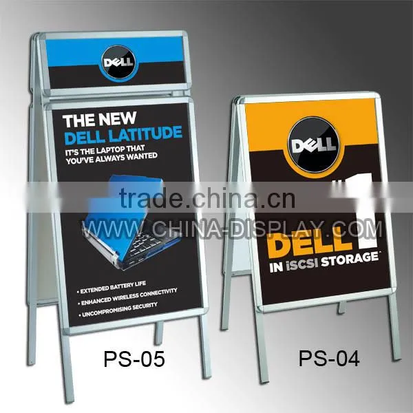 Attention-Grabbing Sandwich Board/A Frame Sign Poster Stand With Header photo-2