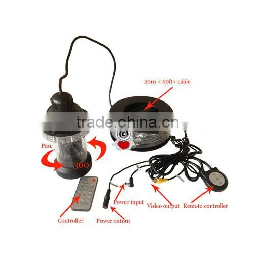 CCTV Underwater 7"LCD Screen 1/3 SONY EFFIO 420 TVL Camera With DVR and 20m Cable Rotate at 360 Degree photo-3