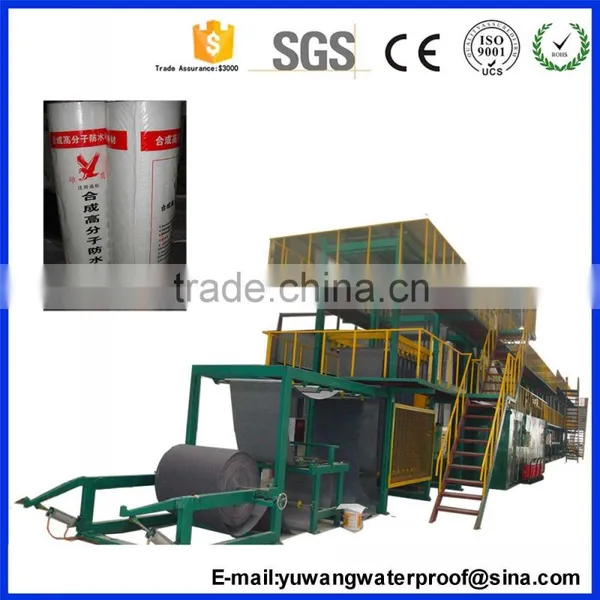 SBS Self-adhesive Basement Waterproof Breathable Membrane Making Machine For Sale photo-2