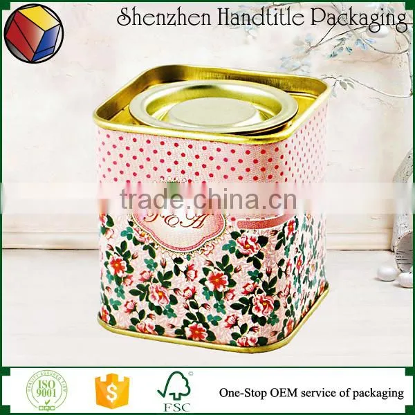 Lovely and Colorful Tin Tea Tin Hot Sale Christmas Gift photo-3