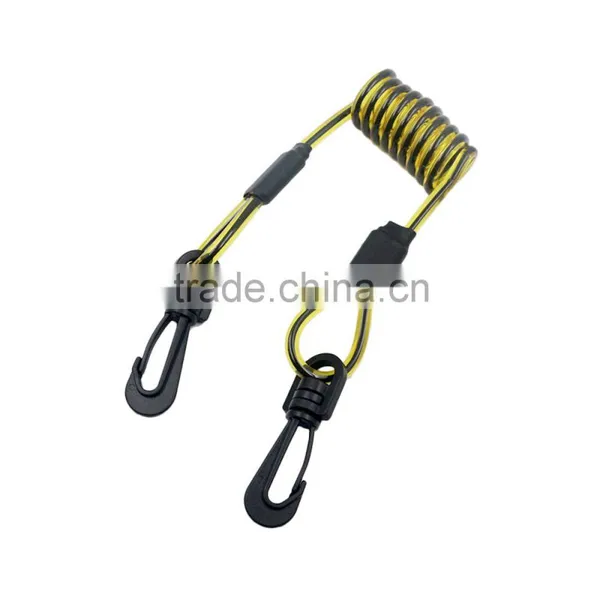 Stainless Wire Core Fishing Strech Lanyard Cord Secure Tool photo-6