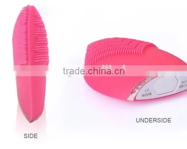 2016 Latest Electronic Devices Facial Brush Facial Cleansing Brush Manufacturers photo-3