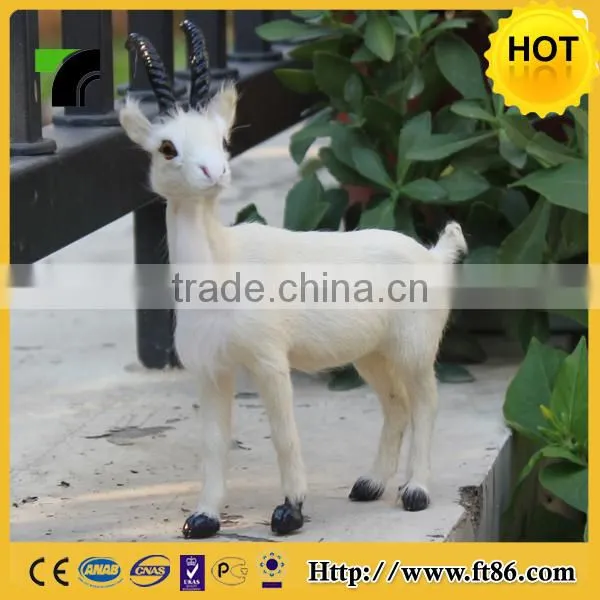 Small Size Plush Plastic Goat Toy photo-3