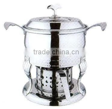 Stainless Steel Deluxe Mini Hot Pot for Single or Double