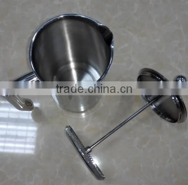Mirror Finishing Stainless Steel French Press Coffee Pot photo-2