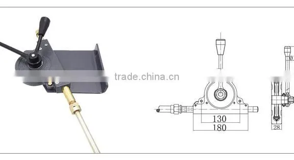 GJ1105 Hot Sale Aluminum Alloy Gear Shift Control Lever for Concrete Mixer photo-5