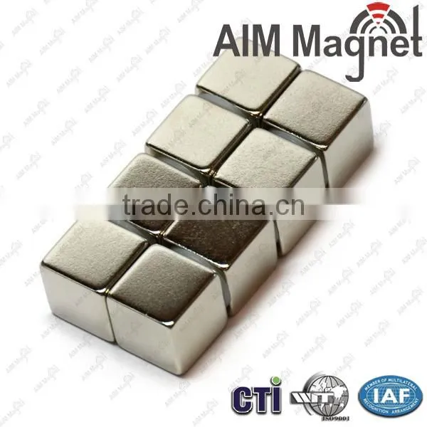 N52 3/8 " x 3/8 " x 3/8 " Block Neodymium Magnet photo-3