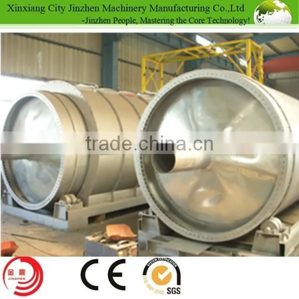 Eco-friendly Waste Tyre,plastic and Rubber Pyrolysis Plant for Oil Refining photo-2