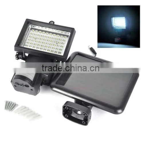 60 Led Security 180 Degree Solar Motion Sensor Light photo-3