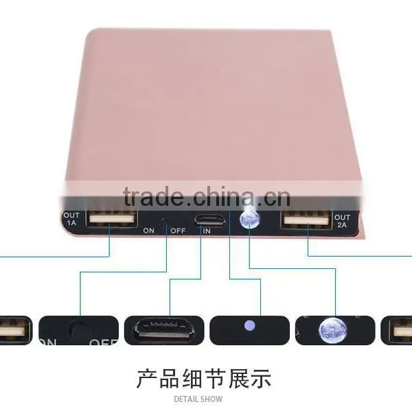 20000 Mah Extrathin Solar Power Bank 2000mah Rechargeable Power Bank photo-2
