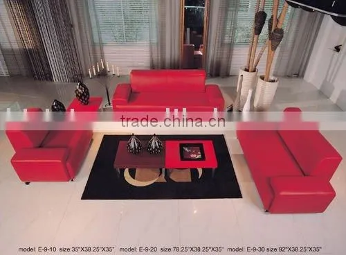 Chesterfield Sofa Set. Genuine Leather Sofa Set. American Modern Style Leather Sofa Set B48138