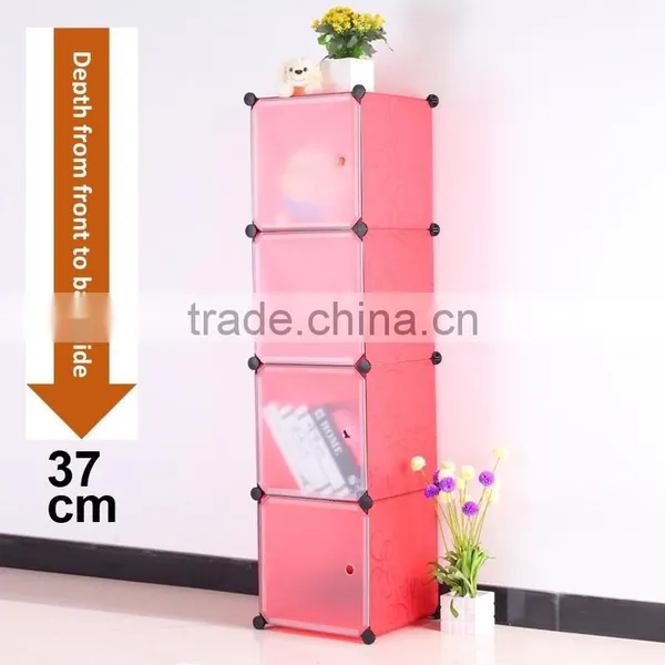 VIVINATURE DIY Large Clothes Closet Wardrobe Cabinet Cloth Shoes Storage Organizer 4-Layers 16-Drawer photo-4