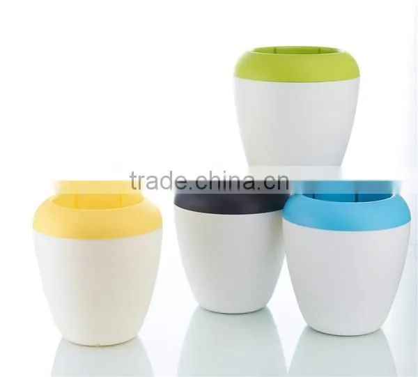 Plastic Oval Shape Flower Pots Without Pallet photo-2