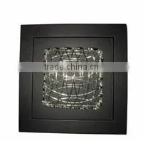 SQUARE SHAPE BLACK WALL DECOR