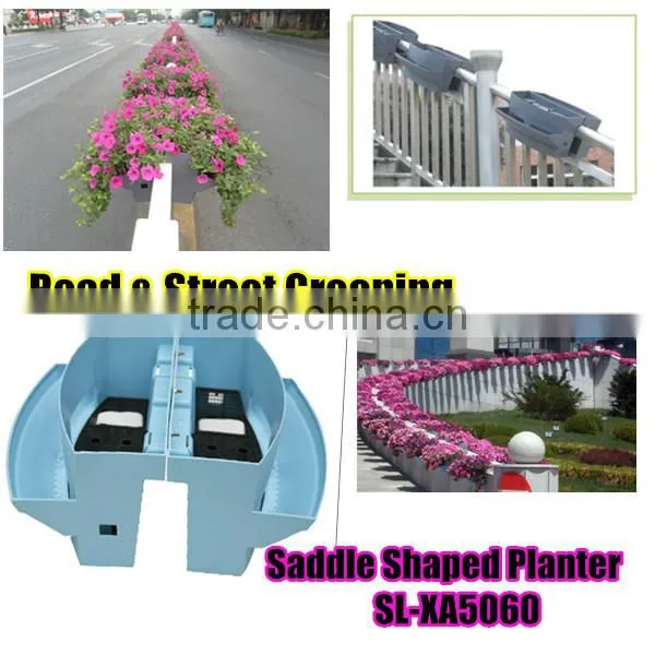Road Fence Flowering Garden Decoration Pots Planter photo-4