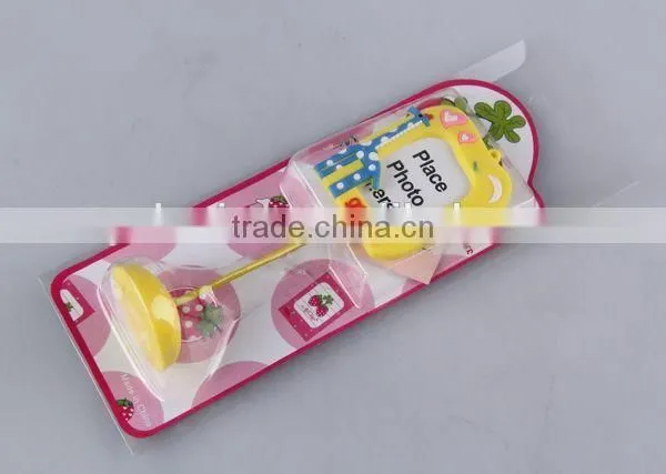 Cartoon Car/animal Design Silicone Vertical Mini Photo Frame Hot Sale Photo Holder photo-2