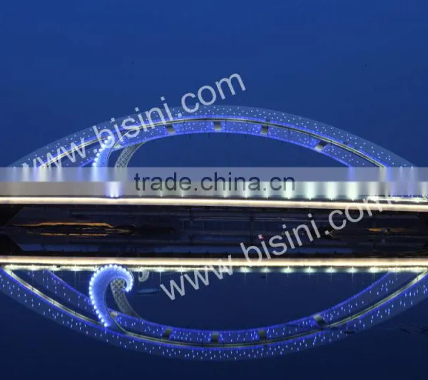Modern Stayed-cable Bridge, Pine Sea Landscape Bridge, Customized Decorative Bridge(BF08-Y10002) photo-3